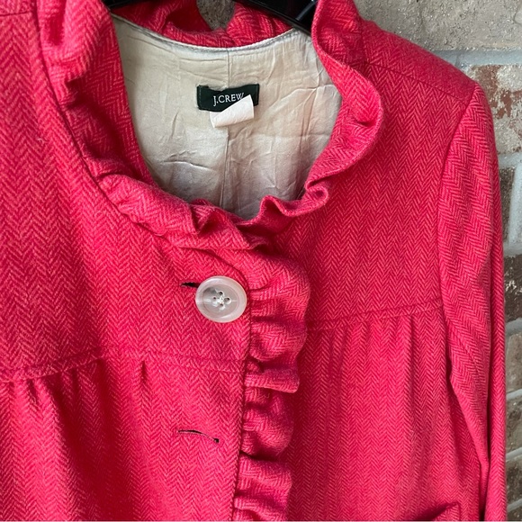 J Crew Ruffled Trim Blazer - Picture 5 of 10